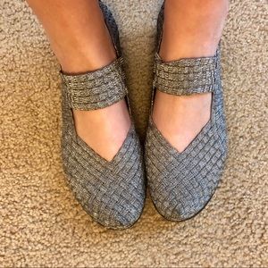 Bernie Mev Woven Mary-Jane Wedges (worn twice)